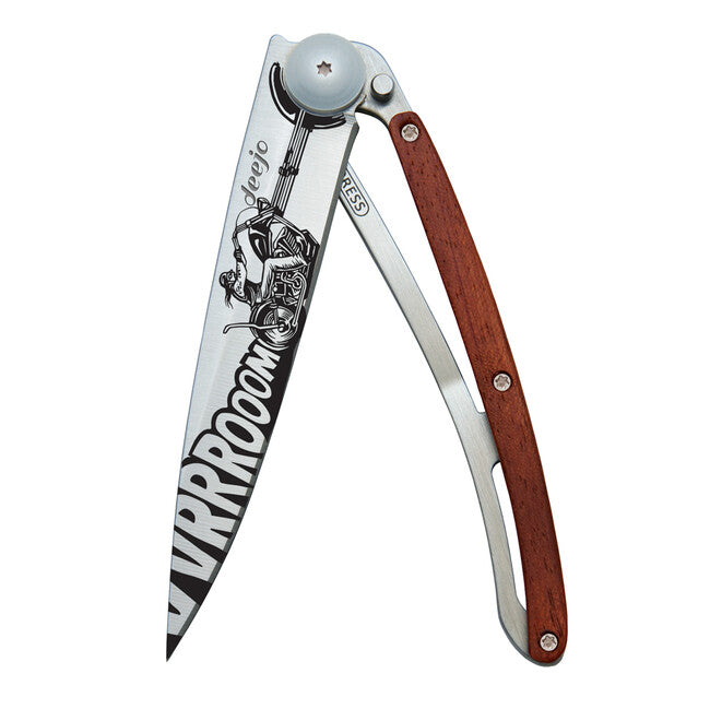 Deejo Tattoo Biker Vroom briceag, coralwood