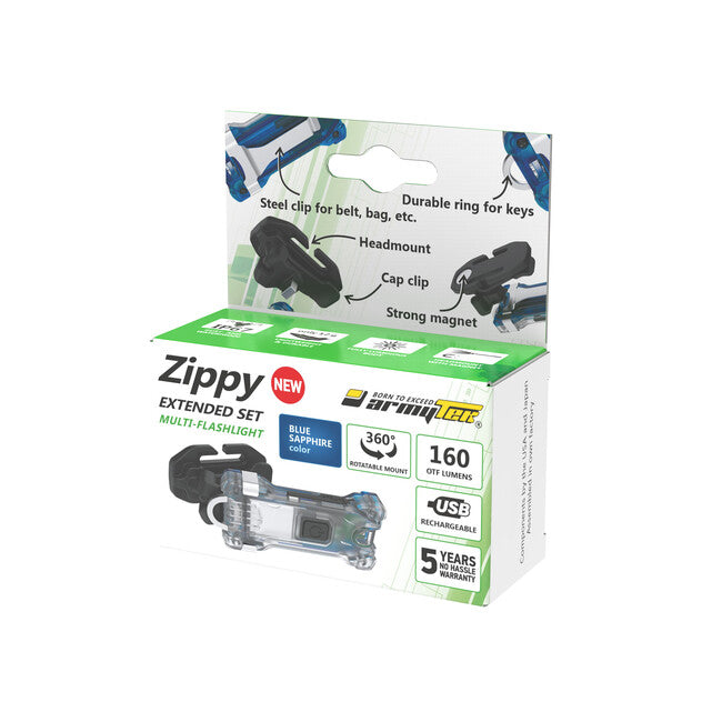 ArmyTek Zippy WR ES set lanternă portabilă, albastru