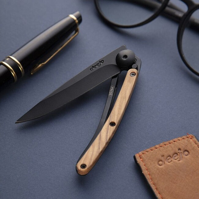 Deejo briceag, olive wood black