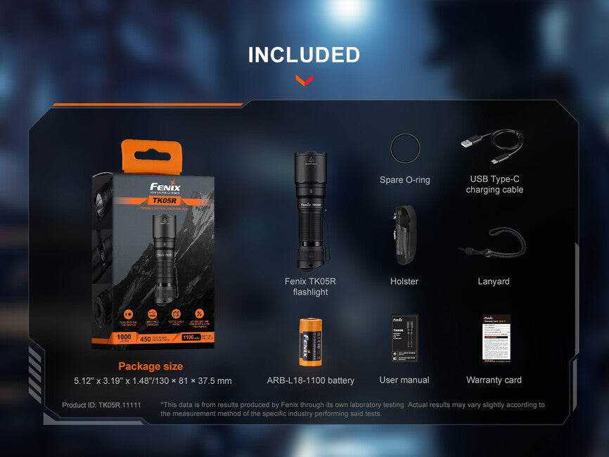 Fenix TK05R lanternă LED reîncărcabilă