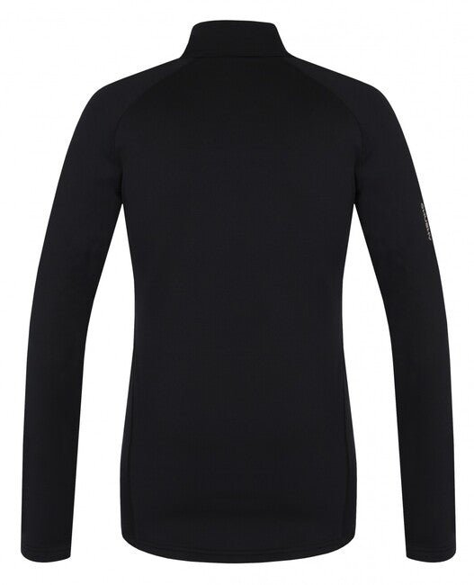 HUSKY Tromi Zip tricou termic cu fermoar pentru femei, negru