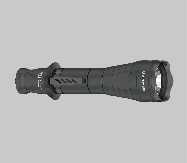 ArmyTek Predator Pro Magnet USB Extended set tactic, lumină albă caldă