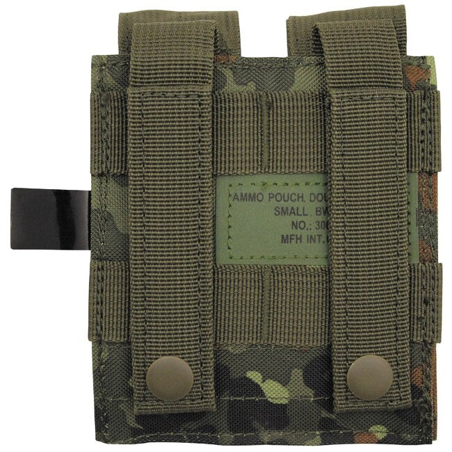 MFH geantă MOLLE dublă, BW camo
