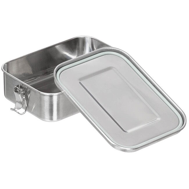 Fox Outdoor Premium cutie de prânz din oțel inoxidabil aprox. 19 x 14,5 x 6,5 cm, Premium, oțel inoxidabil