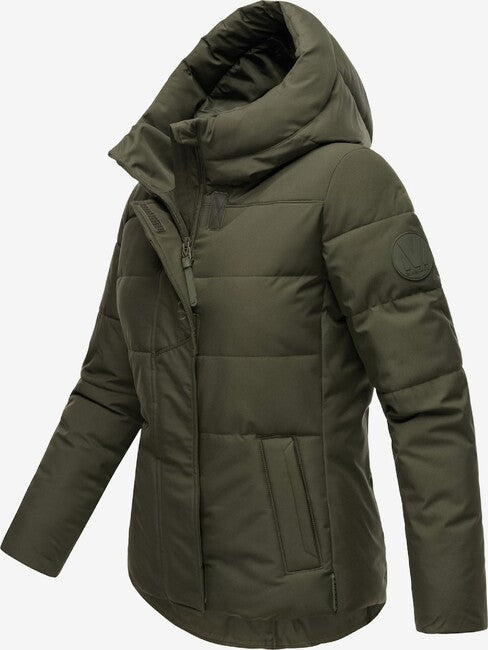 Marikoo Elira16 geacă de iarnă pentru femei, Dark olive