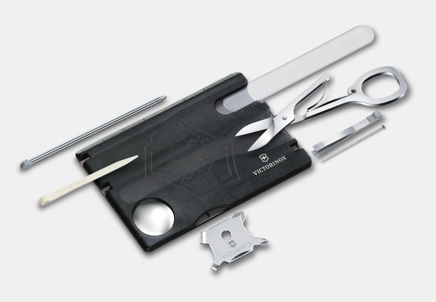 Victorinox Swiss Card Nailcare manicură, negru