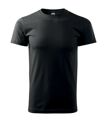 Malfini Heavy New tricou scurt 200g/m2, negru