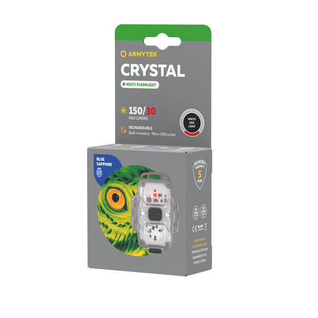 ArmyTek Crystal Blue lanternă portabilă LED F07001B, albastră, transparent