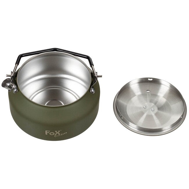Fox Outdoor cană din oțel inoxidabil, OD green, cca 1 L