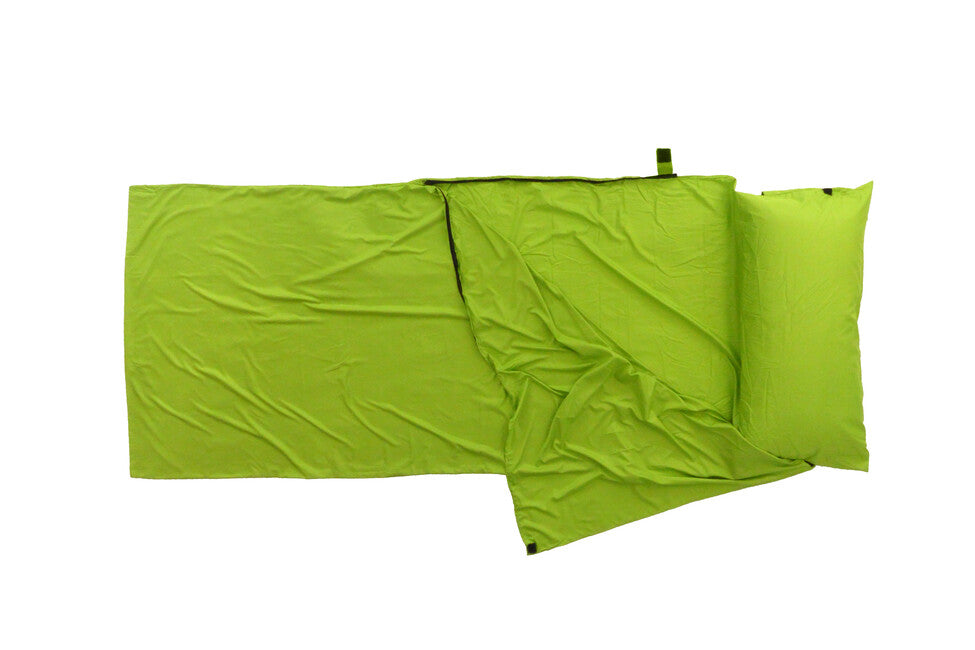 Origin Outdoors inserție dreptunghiulară pentru sac de dormit din microfibră, verde
