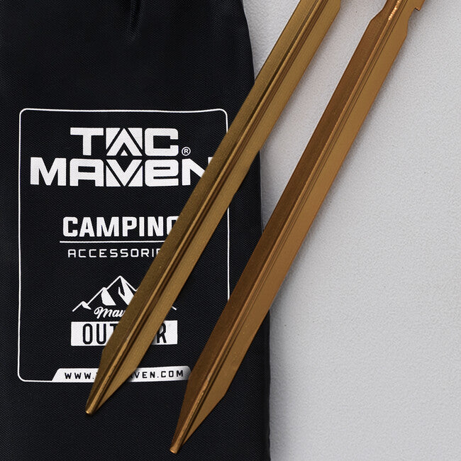 Pentagon țăruși de cort, portocalii