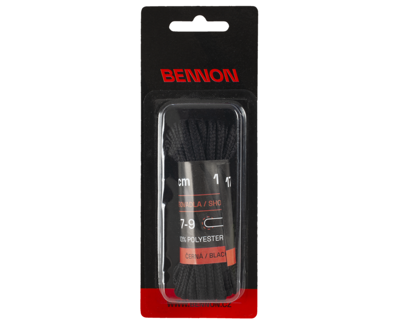 BENNON Laces Black Box șireturi pentru pantofi 170 cm