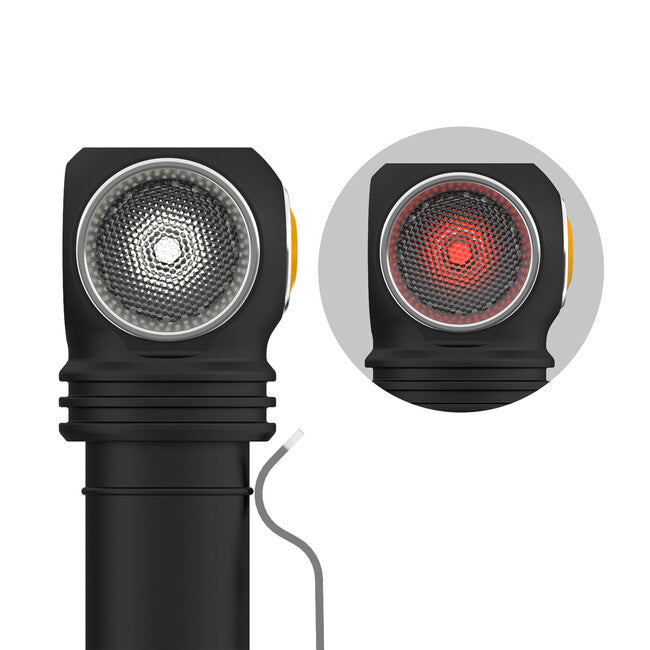 ArmyTek Wizard C2 WR lanternă frontală LED cu suport magnetic alimentare acumulator 1100 lm 3 h 65 g, White & Red