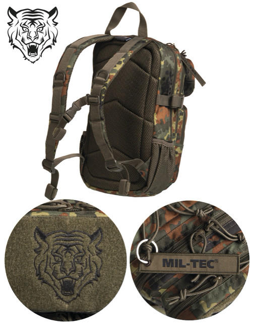 Mil-Tec US Assault rucsac pentru copii flecktarn, 14L