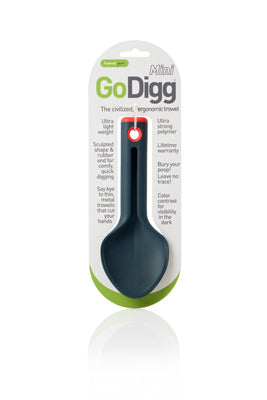 Humangear GoDigg Mini lopată, gri, roșie