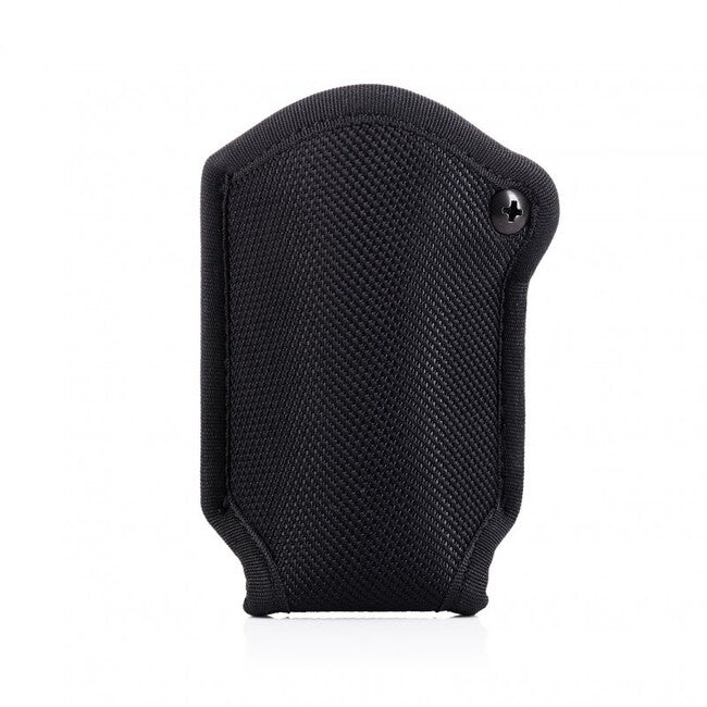 Falco Holster de nailon pentru centură F800 pentru încărcător cu cataramă și șurub de reținere compatibil cu încărcătoarele Glock 19, negru stânga