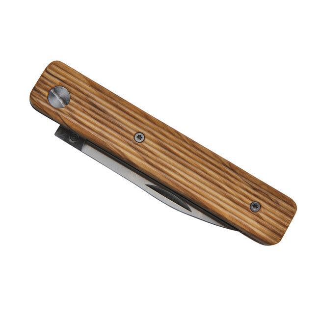 Baladeo ECO331 Papagayo briceag, lamă 7,5 cm, oțel 420, mâner lemn de măslin
