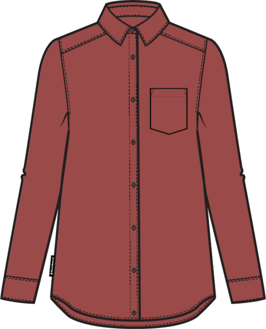 Black Diamond Project Heavy Flannel cămașă din flanelă pentru femei, red rock