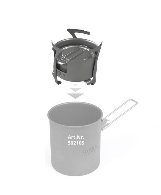 Origin Outdoors Stove Combo varitor combinat din titan