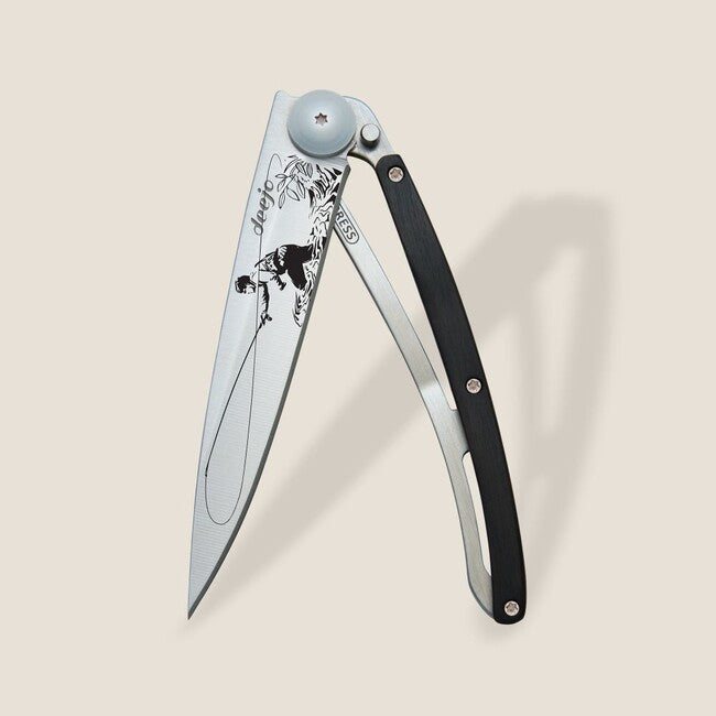 Deejo Tattoo wood Fly Fishing briceag