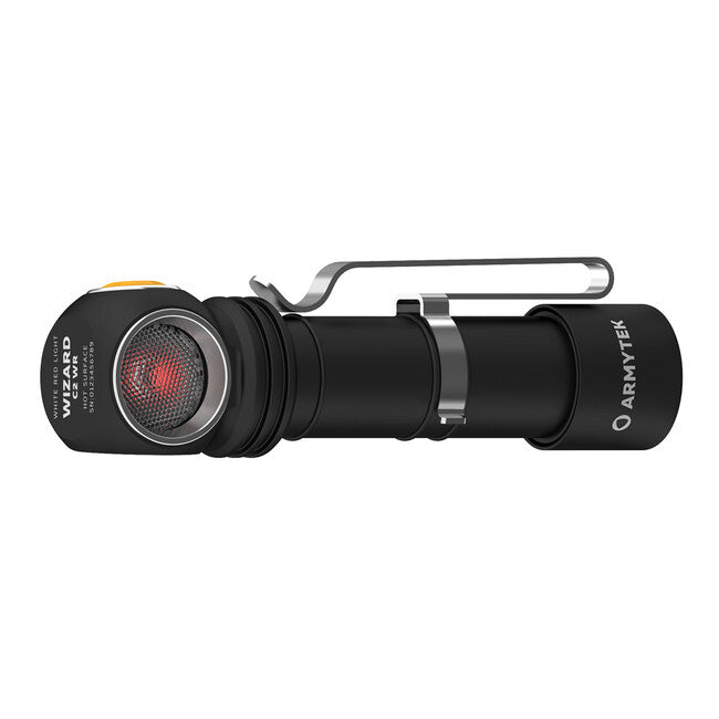 ArmyTek Wizard C2 WR lanternă frontală LED cu suport magnetic alimentare acumulator 1100 lm 3 h 65 g, White & Red