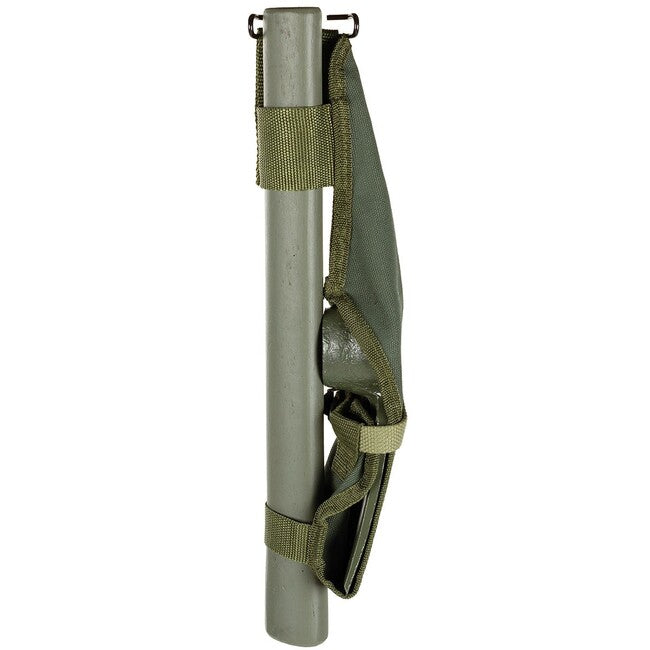 MFH topor cu mâner din lemn și husă, OD green