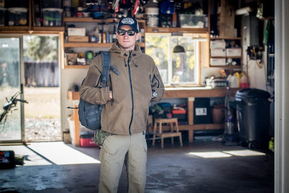 Helikon-Tex PATRIOT Double Fleece hanorac, Foliage Green