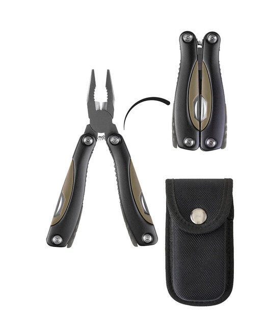 Mil-Tec multitool black green, negru/verde
