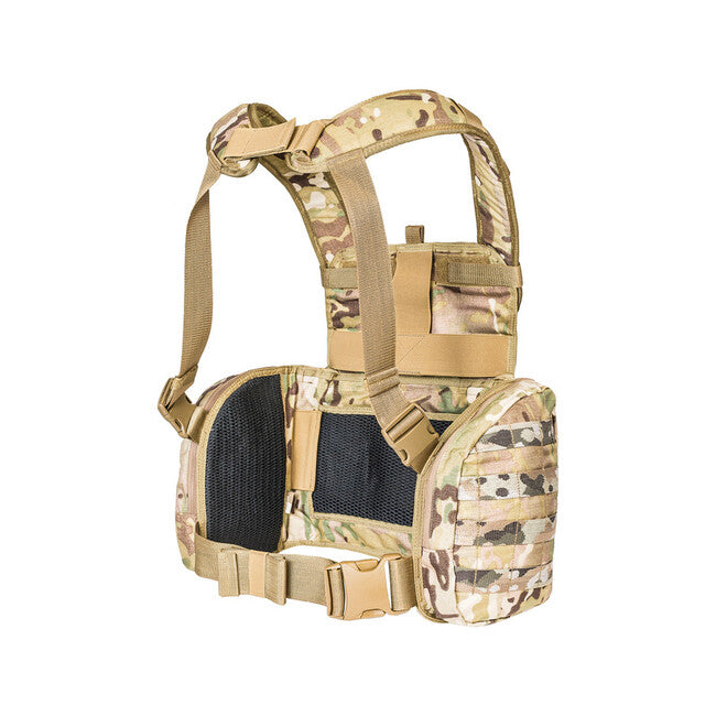 Tasmanian Tiger RIG MkII chest rig cu buzunare laterale, multicam