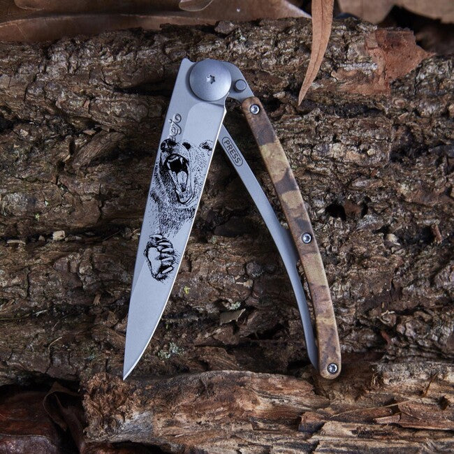 Deejo Tattoo briceag camo Grizzly