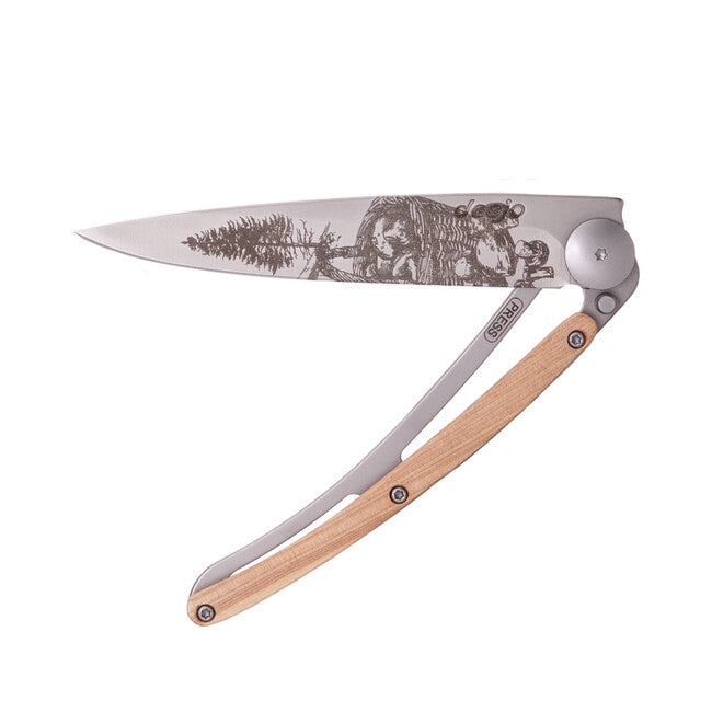Deejo Tattoo briceag wood Mushroom