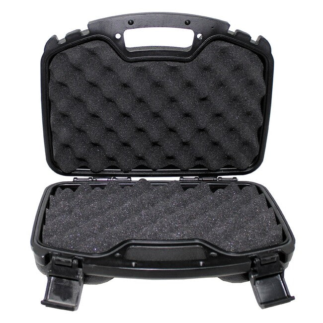 MFH cutie pistol din plastic cu încuietoare, mare, neagră