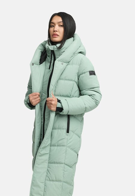 Navahoo ENGELSFEDER XIV palton de iarnă pentru femei, smokey mint