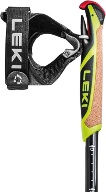 LEKI XTA 6.5 Vario bețe de schi, negre-alb-galben neon, 155 - 175 cm
