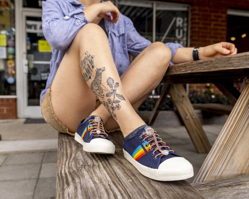 Lock Laces șireturi pentru pantofi, rainbow