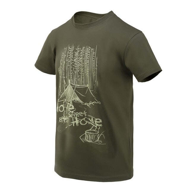 Helikon-Tex tricou (Home Sweet Home), Taiga Green