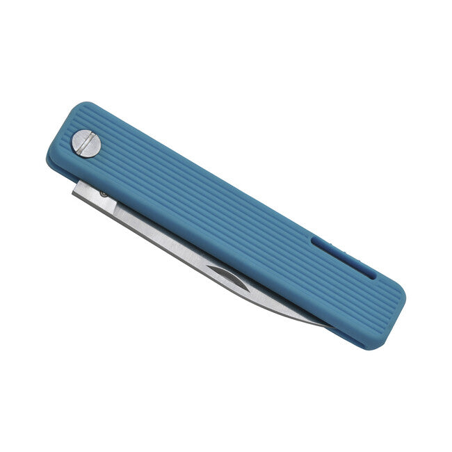 Baladeo ECO356 Papagayo briceag, lamă 7,5 cm, oțel 420, mâner TPE, turquoise