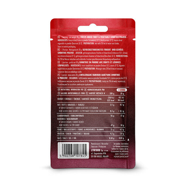 LYOfood Amestec Rubin smoothie 370g