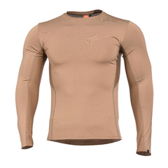 Pentagon Apollo Activity tricou funcțional pentru bărbați cu mânecă lungă, coyote