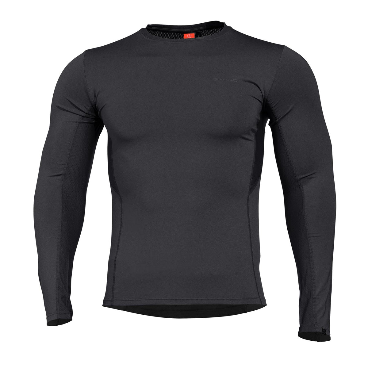 Pentagon Apollo Activity tricou funcțional cu mânecă lungă, negru