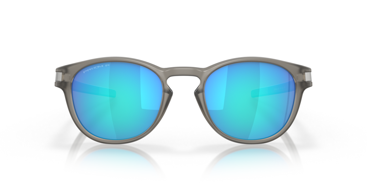 Oakley LATCH ochelari de soare cu ramă Matte Grey Ink și lentile Prizm Sapphire Irid Polar, 53