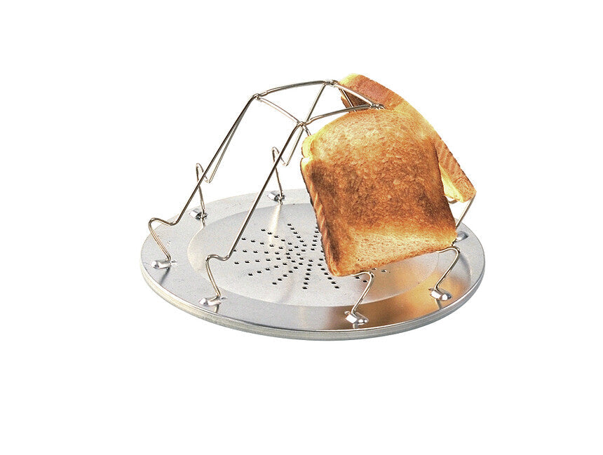 Coghlans Camp Stove Toaster prăjitor pliabil pentru benzină, parafină și aragaze