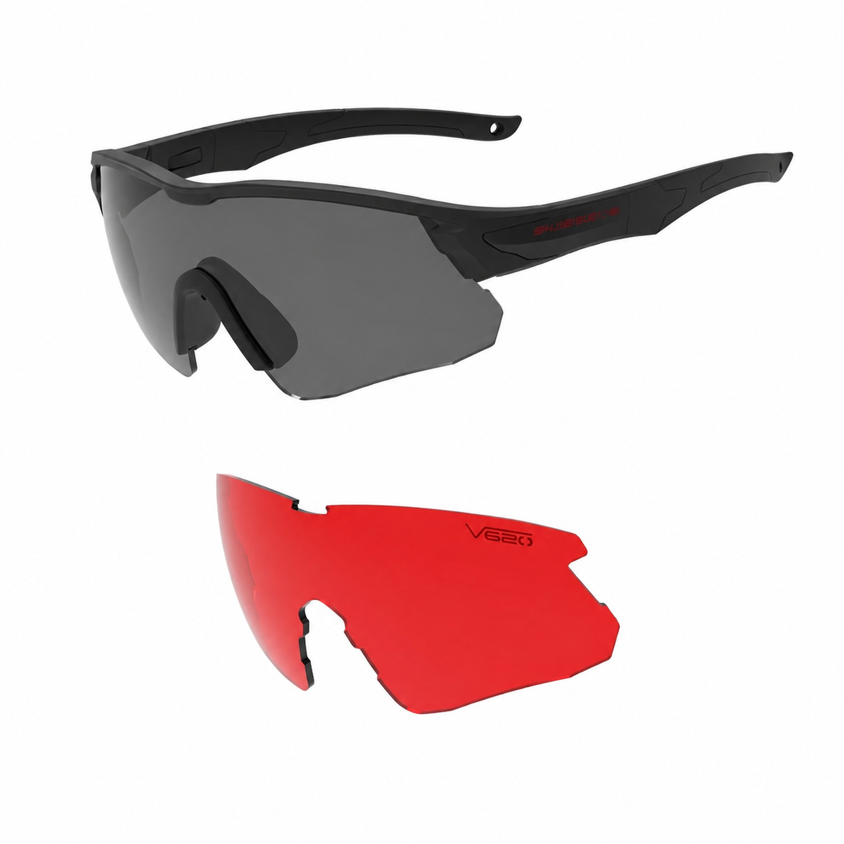 SWISS Eye® FALCON V620 ochelari tactici, negri