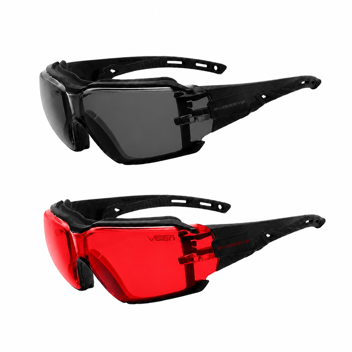 SWISS Eye® TARGET V620 ochelari tactici, roșii