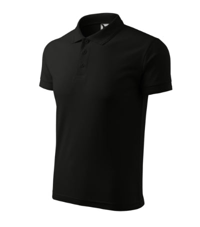 Malfini Pique tricou polo pentru bărbați, negru