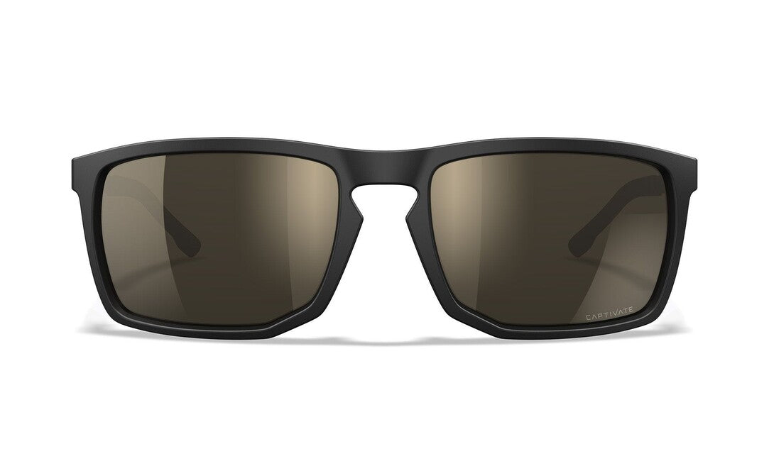 Wiley X Axe ochelari de soare Captivate Polarized Tungsten Mirror, Matte Black