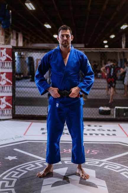 Katsudo Tokyo kimono judo 750g, alb
