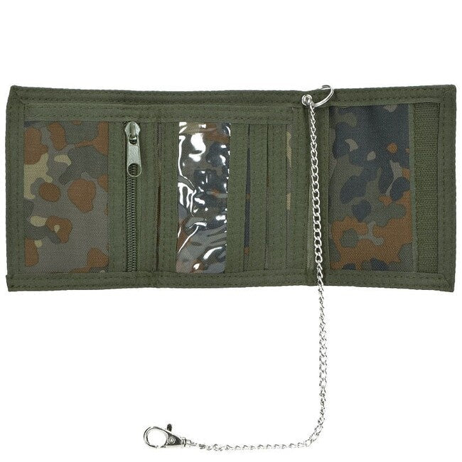 Mil-Tec portofel cu lanț, flecktarn