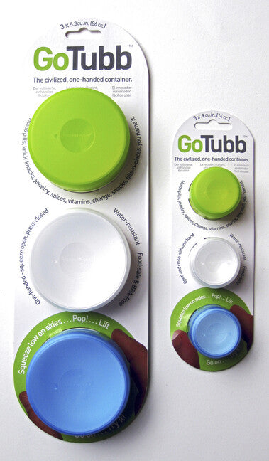 Humangear GoTubb Set cutii de depozitare colorate, S