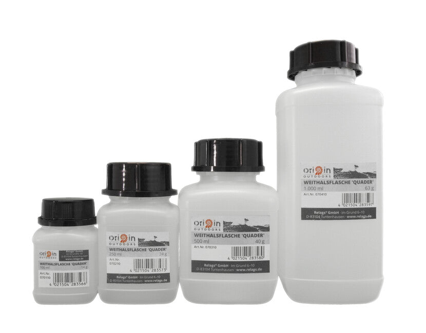 Origin Outdoors Cuboid sticlă cu gură largă diametru 50 mm, 1000 ml